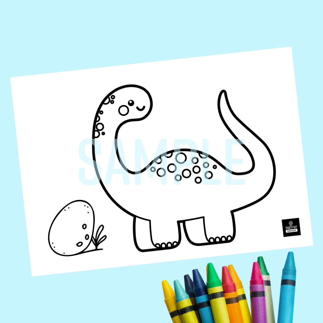 Party Crayons & Colouring Activity