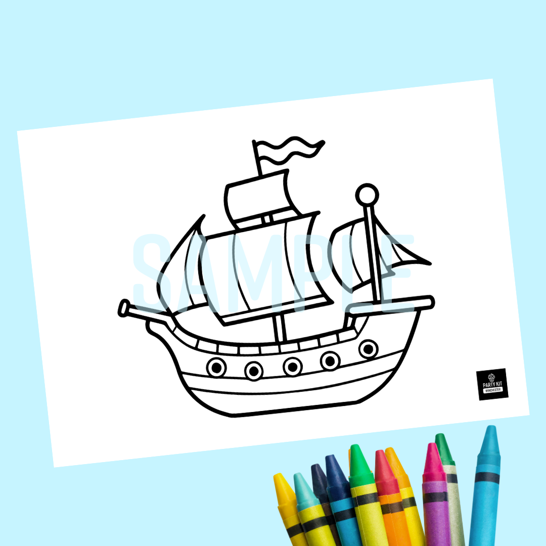 Party Crayons & Colouring Activity