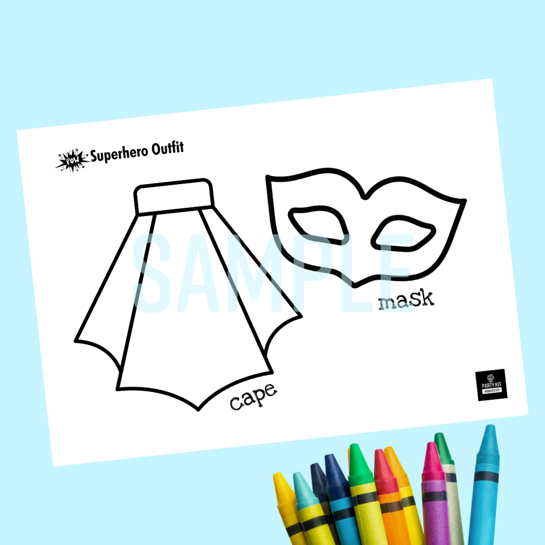 Party Crayons & Colouring Activity