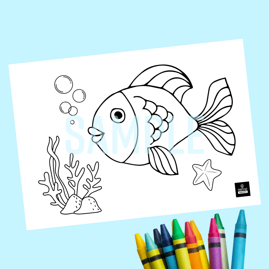 Party Crayons & Colouring Activity