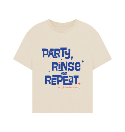 Oat Women's Relaxed Fit Tee (Party, Rinse & Repeat)