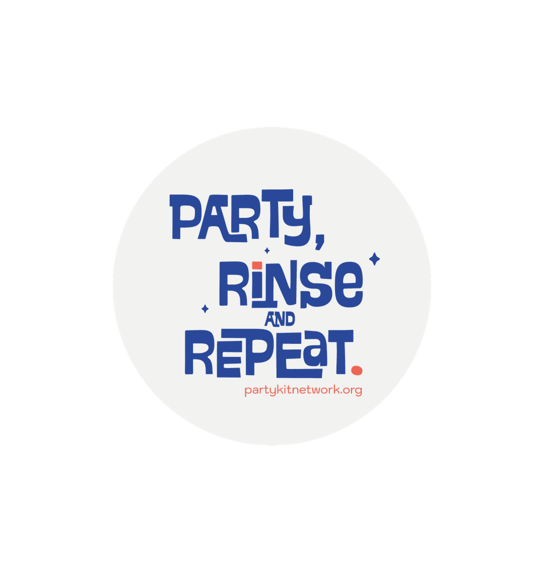 White Sticker (Party, Rinse & Repeat)