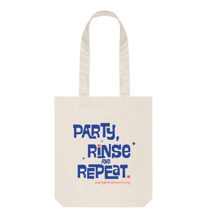 Natural Tote Bag (Party, Rinse & Repeat)