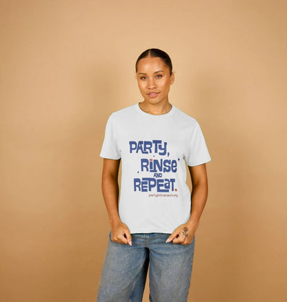 Women's Standard Fit Tee (Party, Rinse & Repeat)