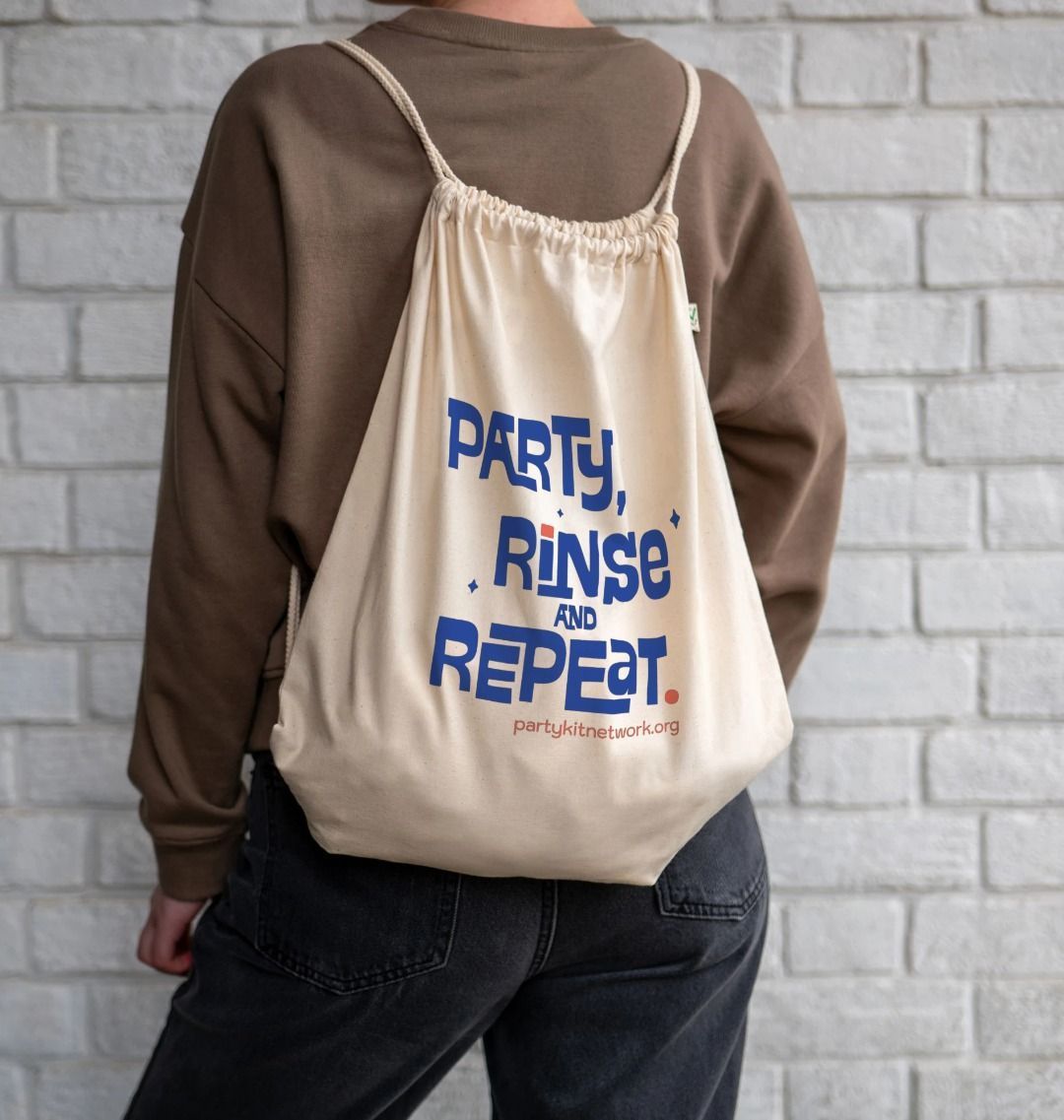 Drawstring Bag (Party, Rinse & Repeat)